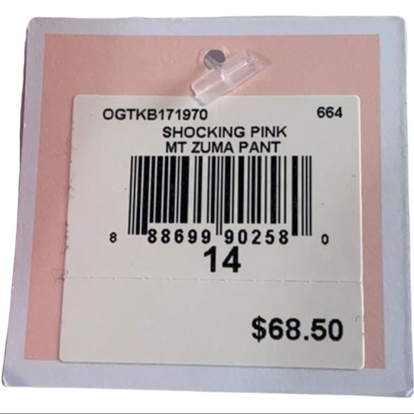 Juicy Couture Shocking Pink MT Zuma Pants Girl’s Soft Jogger Pants Various NWT - Picture 12 of 14